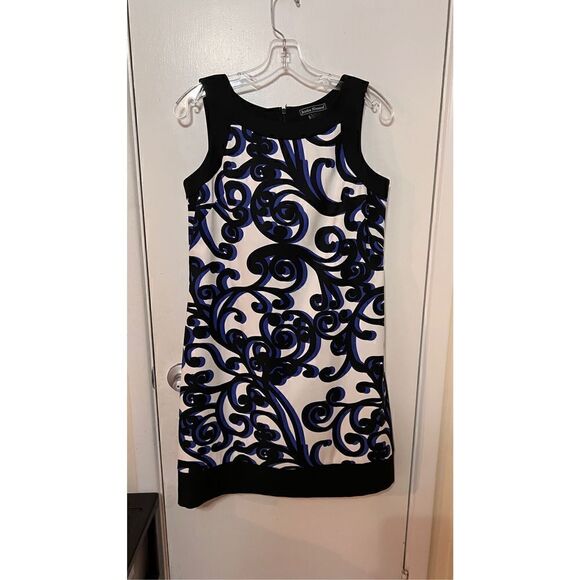 JESSICA HOWARD BLUE PAISLEY DRESS WOMENS SIZE 6 - Picture 1 of 10